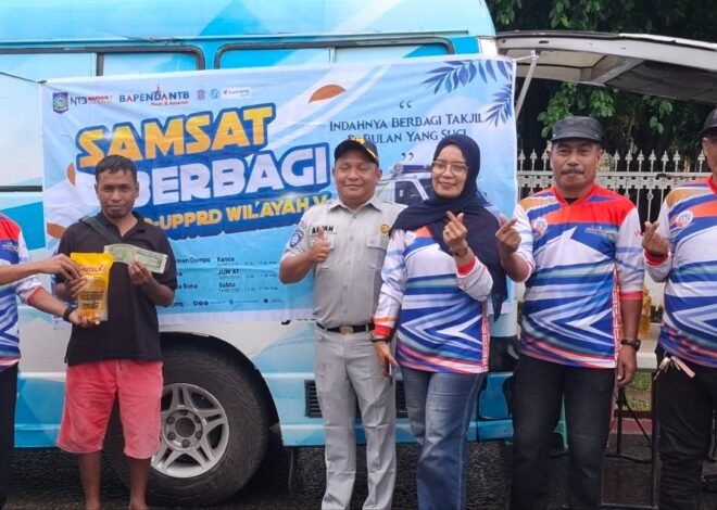 Samsat Berbagi : Upaya Jasa Raharja Cabang Bima Tingkatkan Kepedulian Sosial dan Kepatuhan Pajak