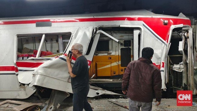 Update Tabrakan Kereta di Bekasi Timur: Korban Tewas 7 Orang, 81 Luka