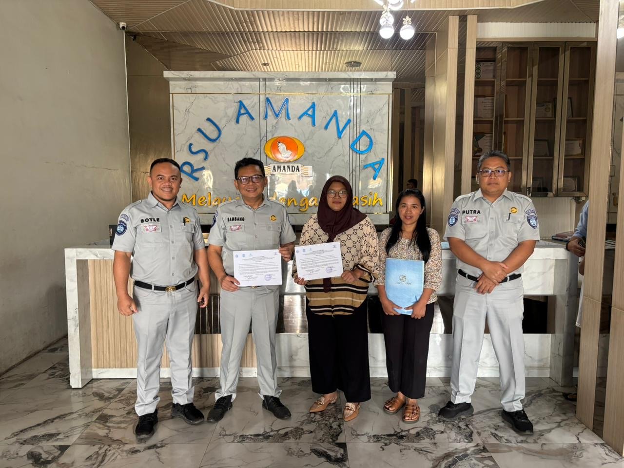 Jasa Raharja Kabanjahe Tingkatkan Kerjasama Dengan RS Amanda Berastagi Untuk Perbaikan Pelayanan Terhadap Korban Laka Lantas Dan Komitmen Kepatuhan Pajak Kendaraan