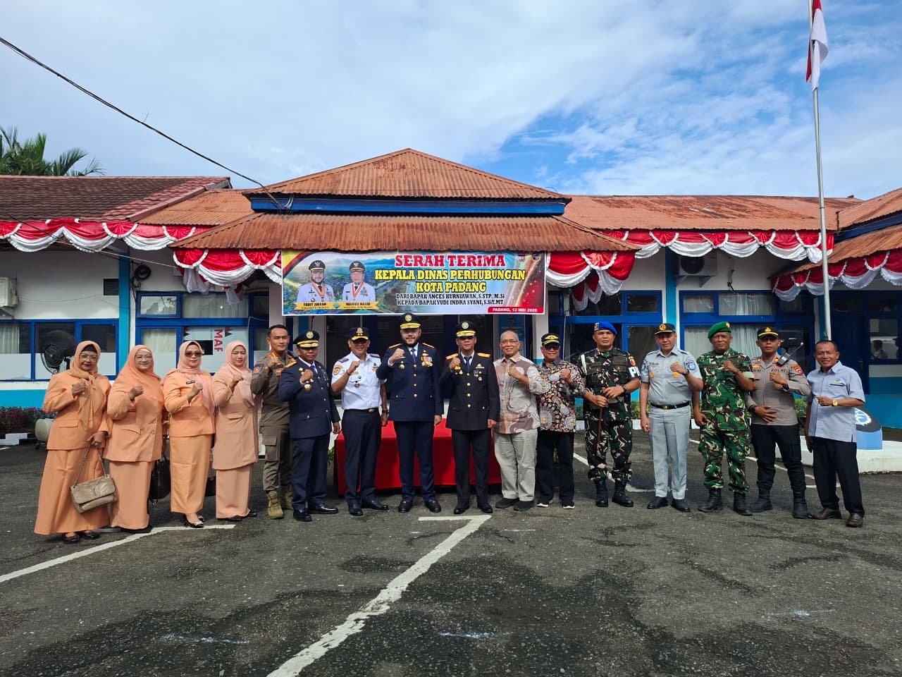 Jasa Raharja Sumbar Hadiri Sertijab Kepala Dinas Perhubungan Kota Padang