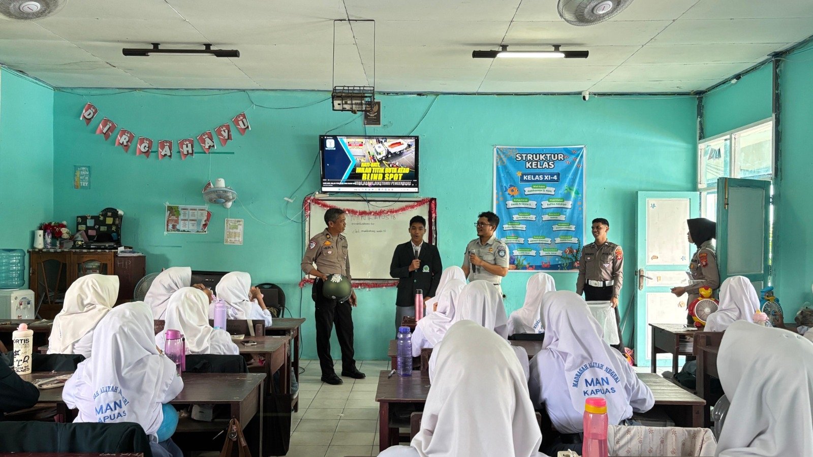 Sinergi Jasa Raharja Kalteng dan Satlantas Kapuas, Wujudkan Pelajar Sadar Keselamatan Berkendara