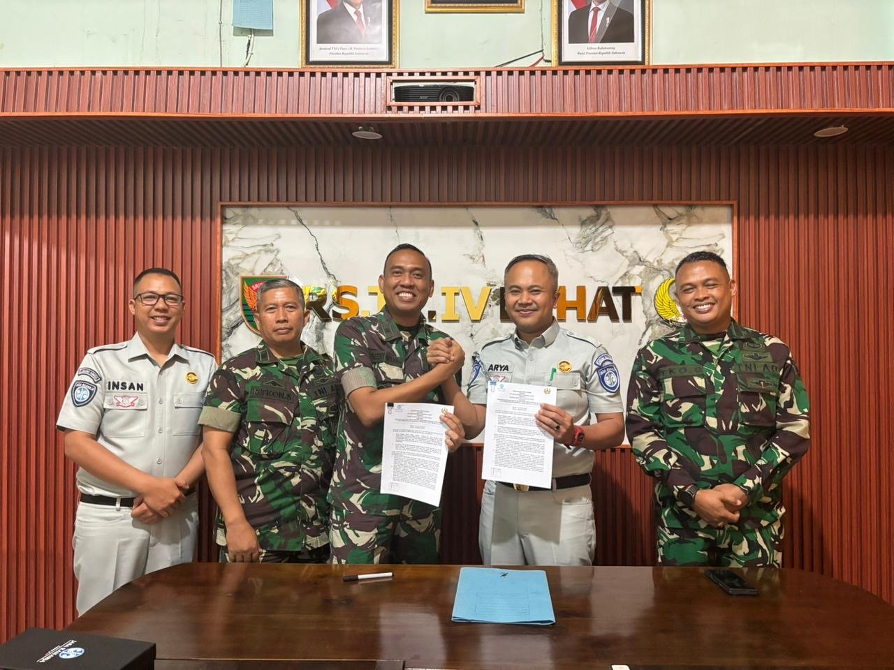 Silaturahmi Kepala Cabang Jasa Raharja Lahat dan Penandatanganan MoU dengan RS DKT Lahat