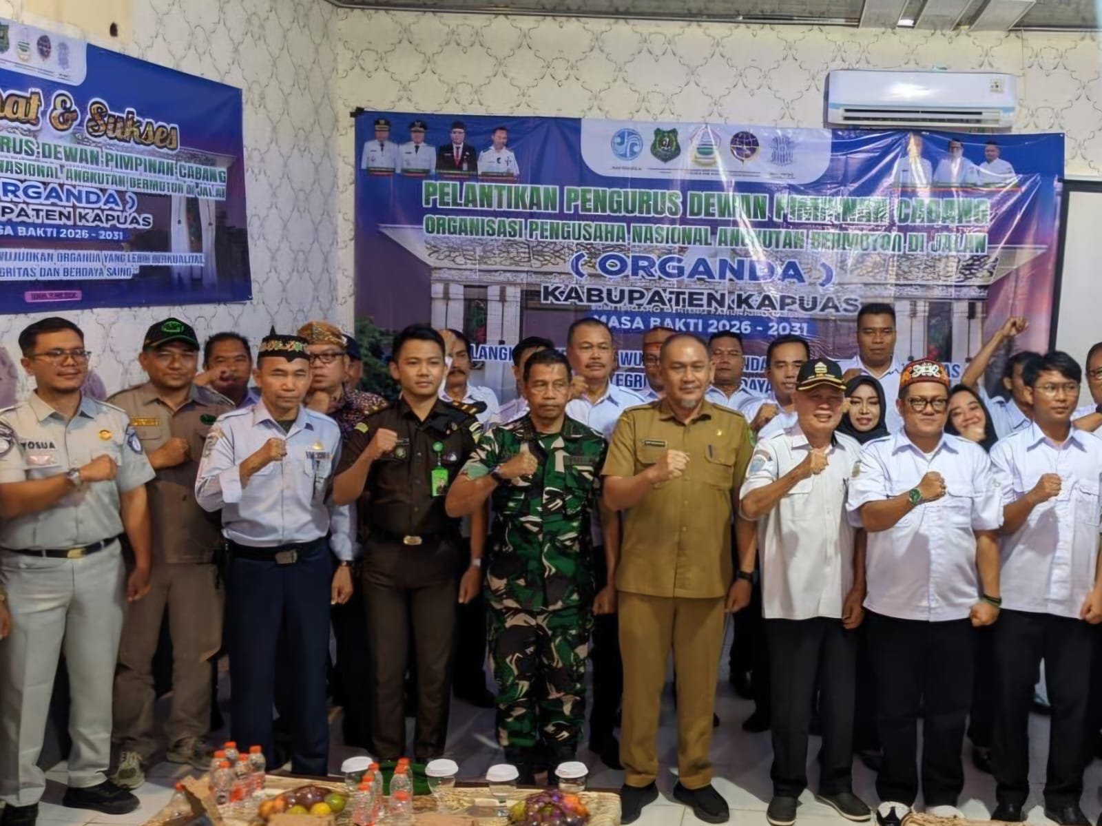 Organda Kapuas Resmi Dilantik, Jasa Raharja Kalteng Dorong Penguatan Keselamatan Transportasi Umum