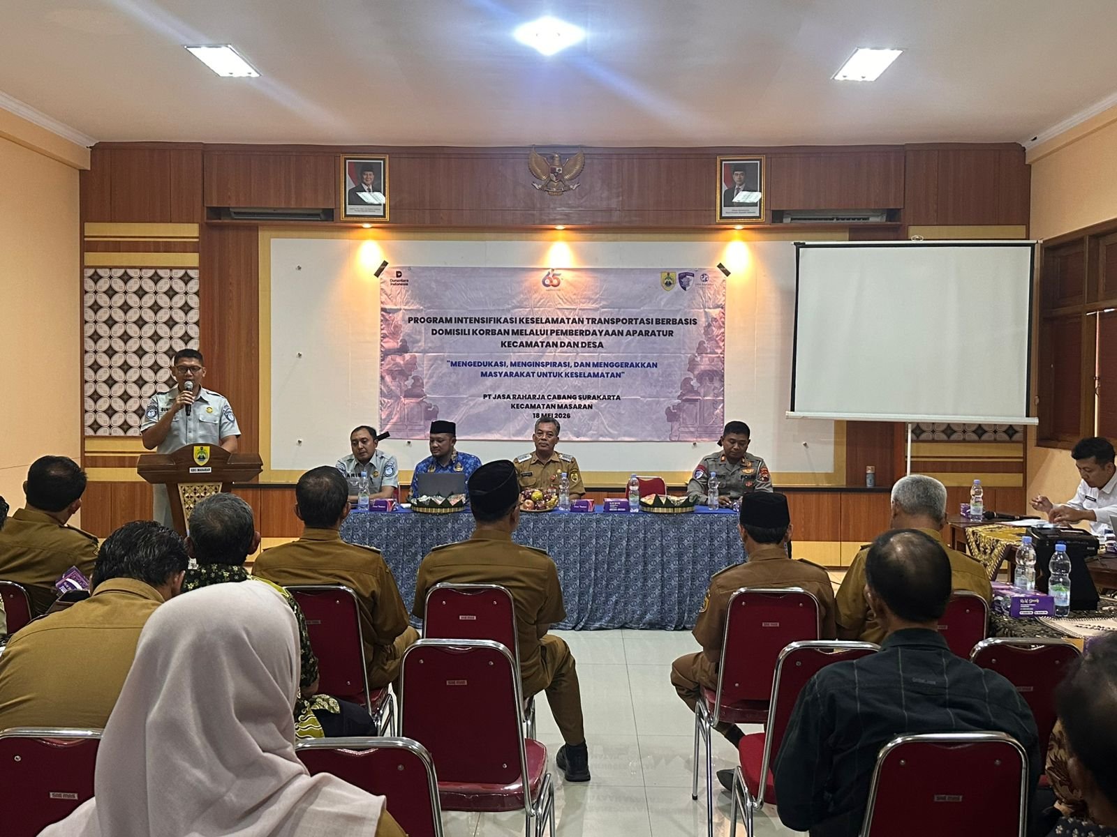 Jasa Raharja Surakarta Perkuat Budaya Tertib Berlalu Lintas Melalui Program Intensifikasi Keselamatan Transportasi di Kecamatan Masaran
