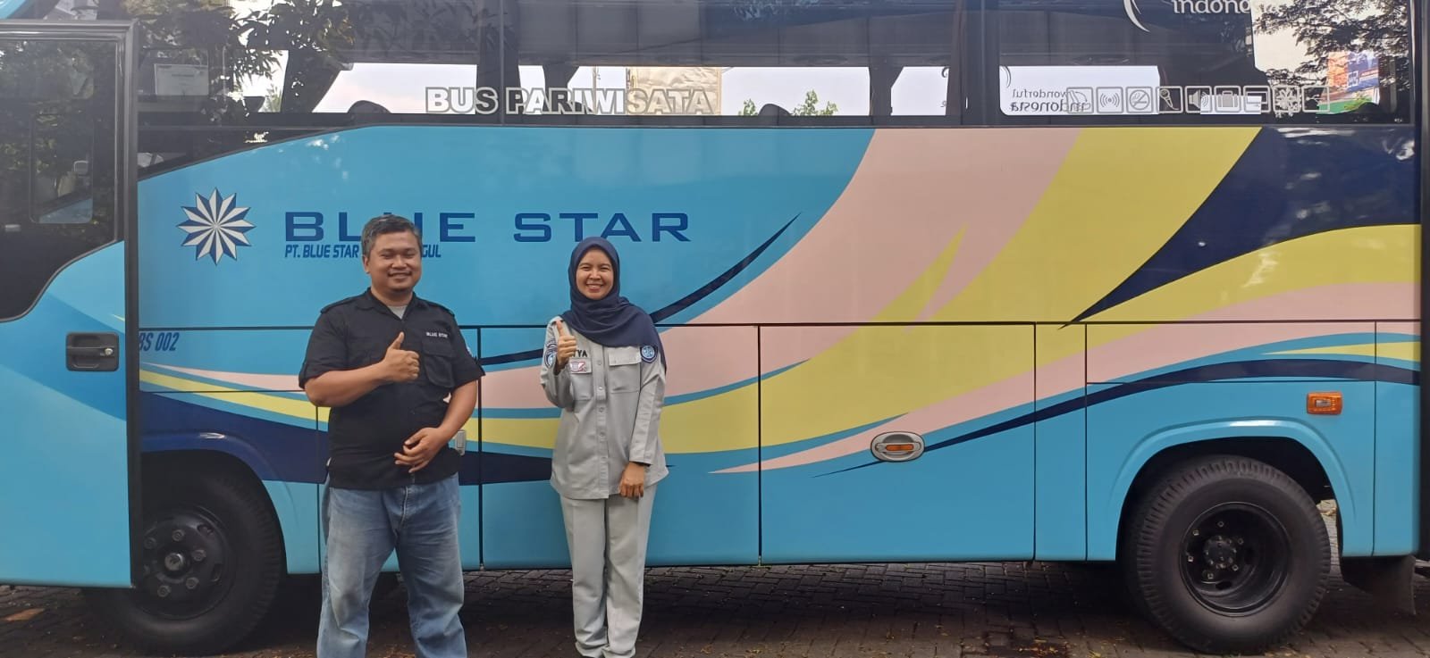 Gunakan JRKU External  Jasa Raharja Tangerang Pastikan Jaminan Perlindungan Penumpang Angkutan Umum di PO Bus Blue Star