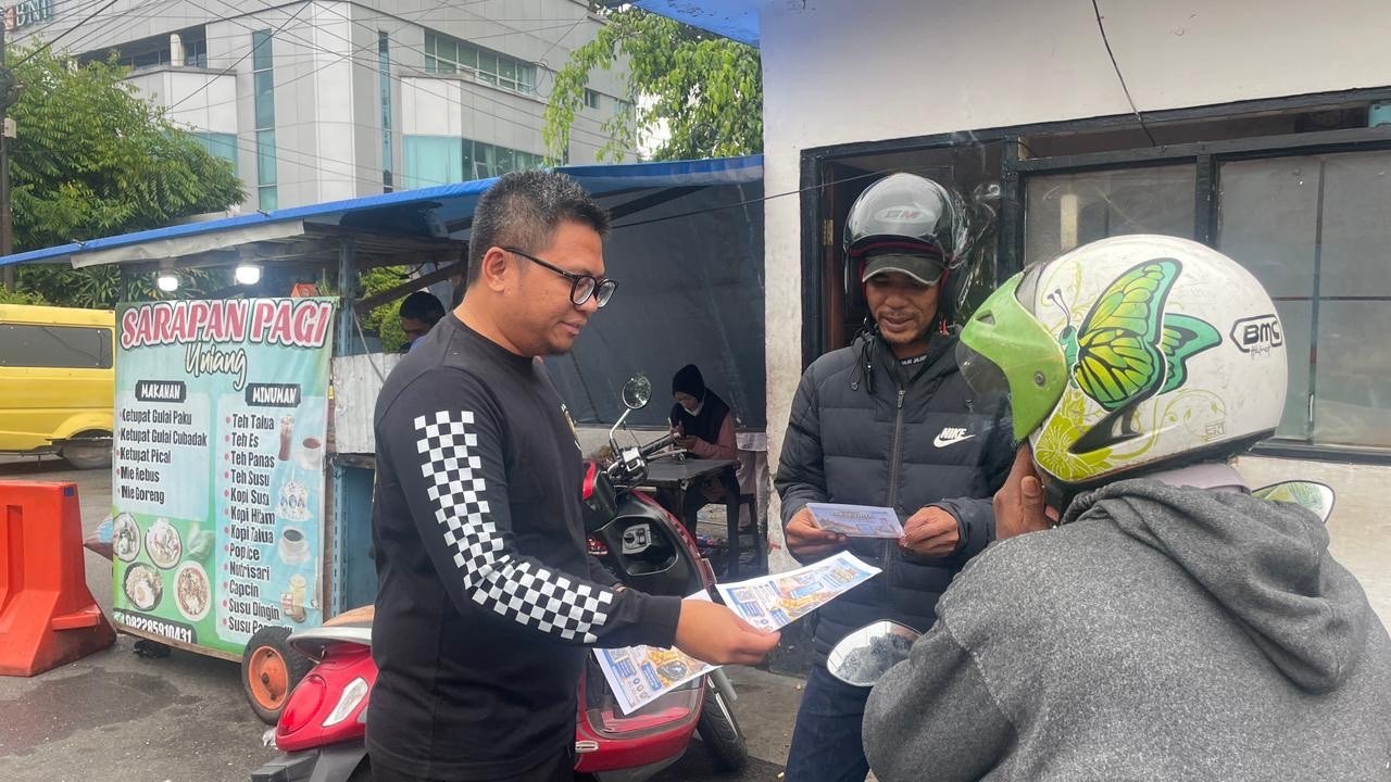 Jasa Raharja Bukittinggi Ajak Masyarakat Taat Pajak Lewat Sosialisasi Program Apresiasi Emas 2026 di Jam Gadang