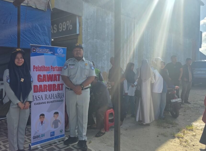 Jasa Raharja Sumbar Gelar Pemeriksaan Kesehatan Gratis bagi Awak Bus di PO Palala