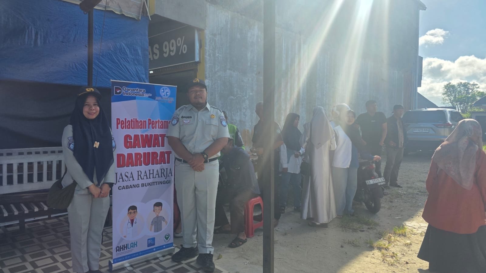 Jasa Raharja Sumbar Gelar Pemeriksaan Kesehatan Gratis bagi Awak Bus di PO Palala