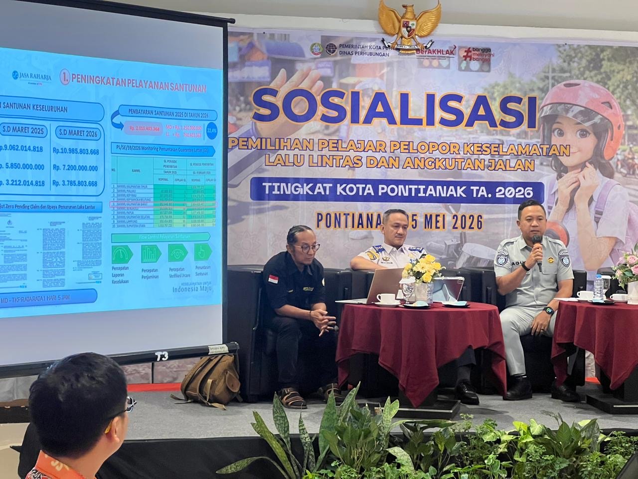 Jasa Raharja Kalimantan Barat Dorong Inovasi Pelajar dalam Menekan Angka Kecelakaan di Pontianak