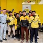 Jasa Raharja Kalteng Kenalkan Fitur Lapor Laka JRKu kepada Pengemudi Maxim di Sampit