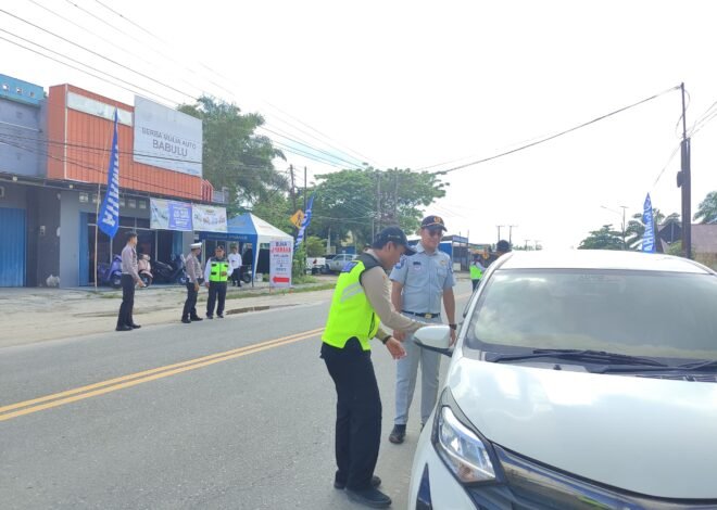 Jasa Raharja Dukung Operasi Gabungan dalam Upaya Meningkatkan Kesadaran Keselamatan Berkendara dan Kepatuhan Pajak Kendaraan Bermotor