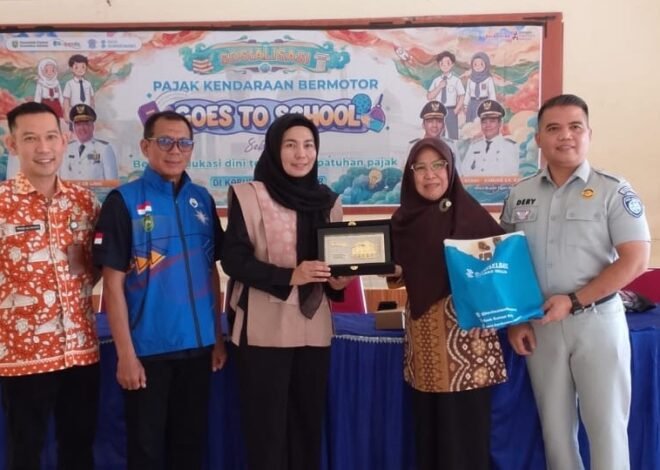 Samsat Ogan Ilir I Gelar Samsat Go To School dan Sosialisasi Aplikasi Siguntang di SMAN 1 Unggulan Indralaya Utara