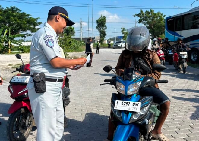 PJ Jasa Raharja Samsat Bangkalan Ikuti Operasi Gabungan Bersama Tim Pembina Samsat Bangkalan