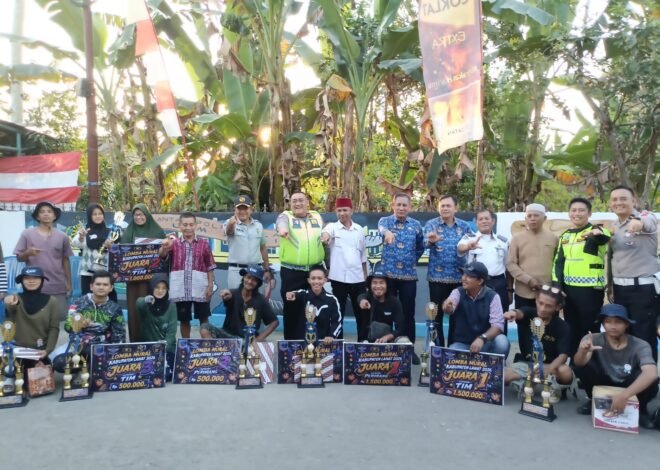 Kepala Jasa Raharja Cabang Lahat Hadiri Penjurian Lomba Mural Di Kampung Tertib Lalu Lintas Polres Lahat