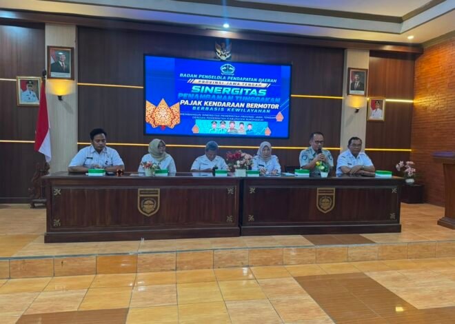 Jasa Raharja Sukoharjo Bersama Tim Pembina Samsat Gelar Monitoring dan Evaluasi Program Sengkuyung Mobile di Kecamatan Kartasura dan Gatak