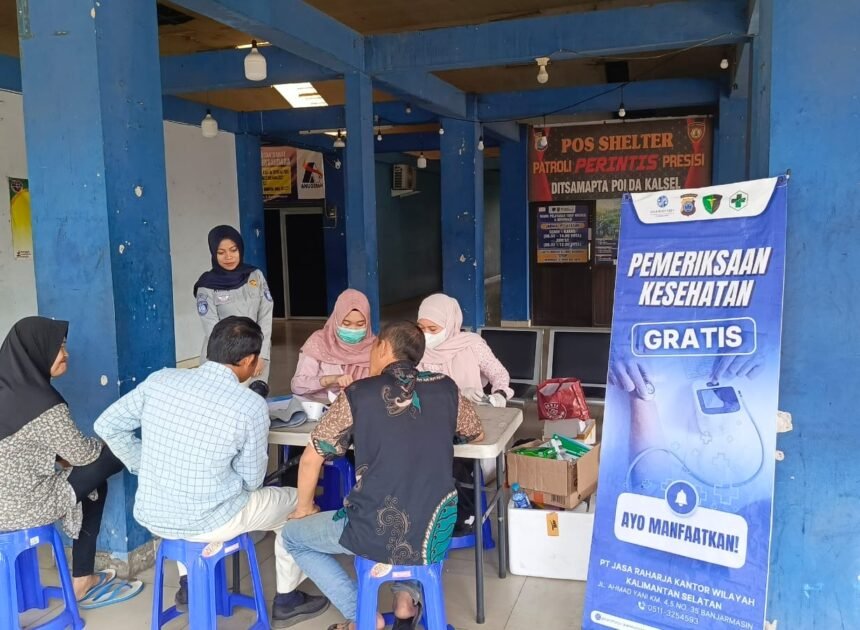 Pelayanan Kesehatan Gratis Jasa Raharja Kalsel Dukung Keselamatan Perjalanan Masyarakat