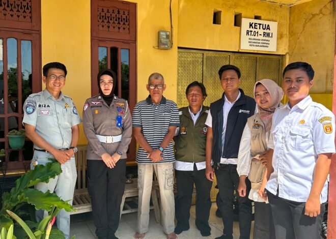 Tim Pembina Samsat Banjarbaru Door to Door di Kelurahan Cempaka, Tingkatkan Kesadaran Administrasi Kendaraan