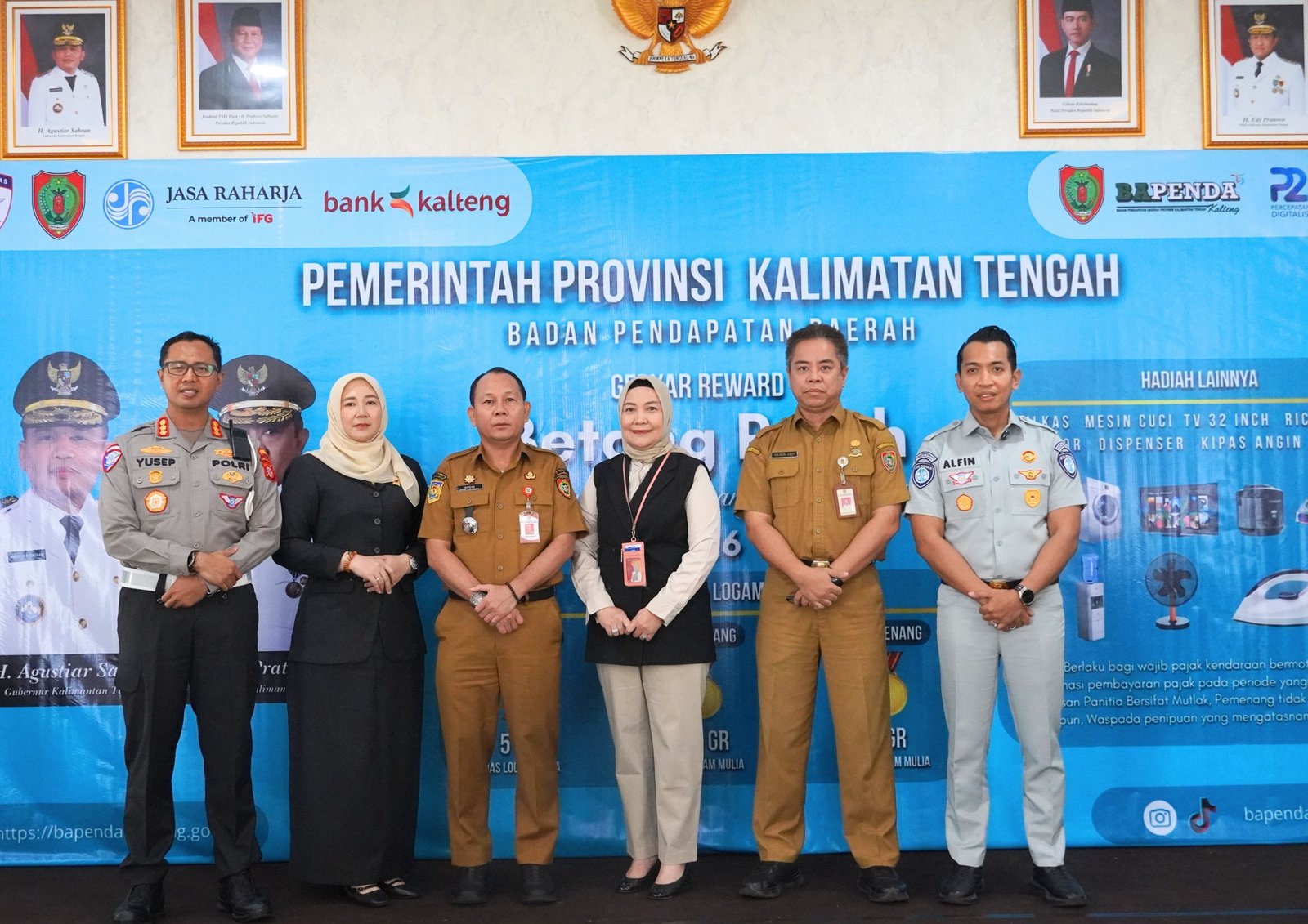 Gebyar Reward Betang Patuh 2026 Beri Apresiasi kepada Wajib Pajak Taat di Kalimantan Tengah