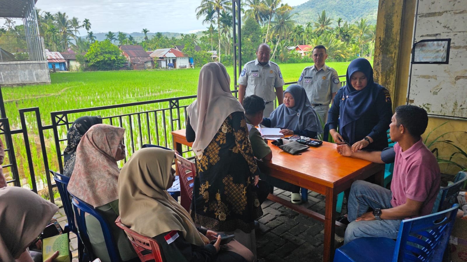 PT Jasa Raharja (Persero) Wilayah Sumatera Barat Gelar Program Intensifikasi Keselamatan Transportasi Berbasis Domisili Korban di Nagari Air Manggis