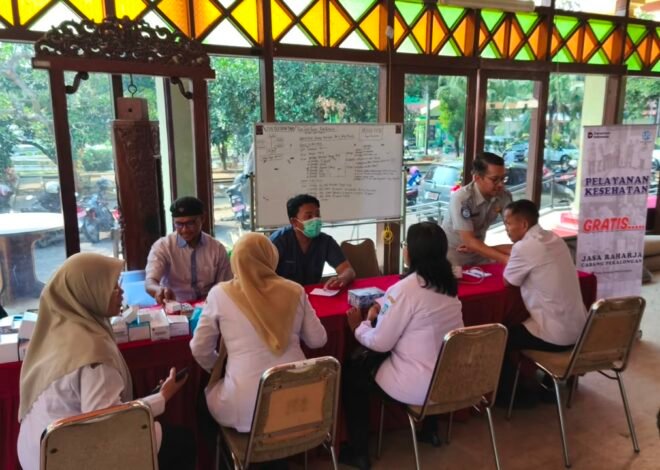 Jasa Raharja Gelar Pemeriksaan Kesehatan Gratis bagi Masyarakat Sekitar di Pendopo Pemda Kabupaten Tegal