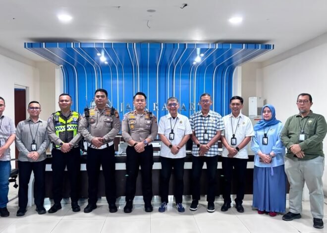 Satlantas Polresta Pekanbaru Perkuat Sinergi dengan Jasa Raharja Riau untuk Tingkatkan Keselamatan Berlalu Lintas
