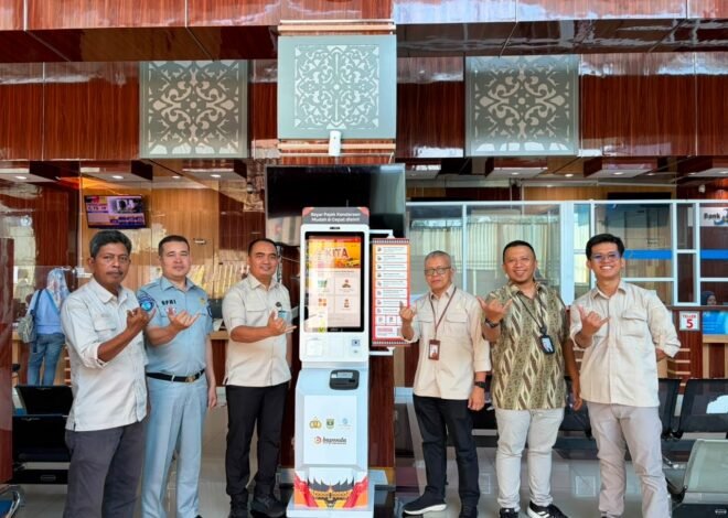 Tim Pembina Samsat Hadirkan Kiosk Pembayaran di Samsat Padang, Permudah Layanan PKB dan SWDKLLJ