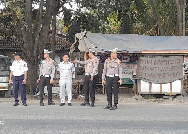 Jasa Raharja Bersama Forum Lalu Lintas dan Angkutan Jalan Lakukan Survei Jalur Rawan Kecelakaan di Jalan Raya Nambo Ciruas