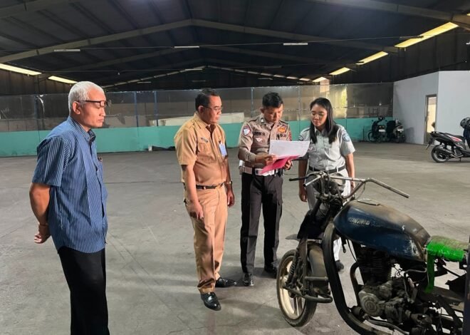 Tim Samsat Sukoharjo Laksanakan Verifikasi Lapangan Pengajuan Penghapusan Regident Kendaraan Bermotor di PT Dan Liris