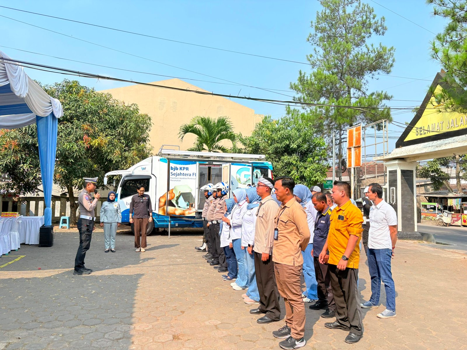 Jasa Raharja Jabar Bersama P3DW Kabupaten Sumedang Gelar Operasi Gabungan di Kecamatan Cimanggung