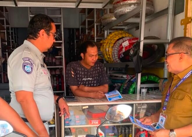 Jasa Raharja dan UPTD Samsat Sukadana Sosialisasikan Program Keringanan Pajak di Tegal Ombo