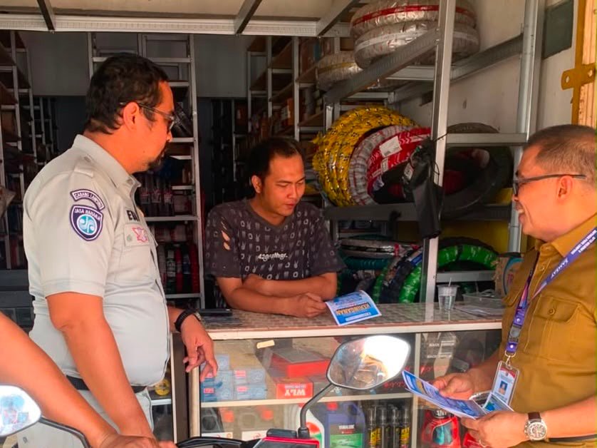 Jasa Raharja dan UPTD Samsat Sukadana Sosialisasikan Program Keringanan Pajak di Tegal Ombo