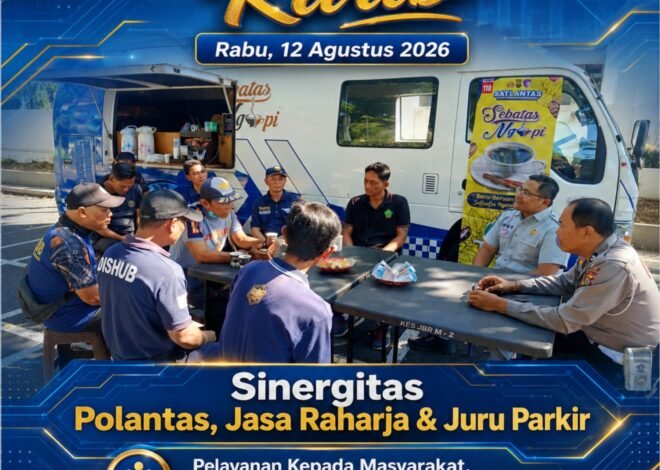 SEBATAS NGOPI Sambangi Pasar Bahagia, Jasa Raharja Edukasi Masyarakat soal Keselamatan