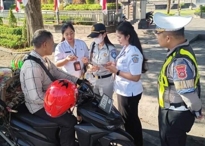 Ketika Tertib Kendaraan Jadi Langkah Awal Keselamatan, Jasa Raharja Turun Bersama Tim Pembina Samsat Buleleng