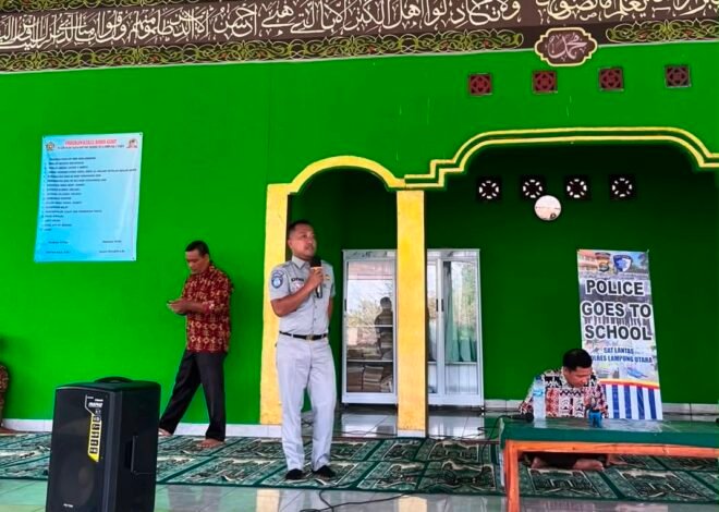 Jasa Raharja Kotabumi Dorong Peran Pengajar Cegah Kecelakaan Lalu Lintas di MT 3 Lampung Utara