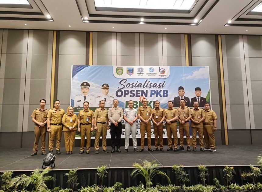 Kepala Jasa Raharja Cabang Lahat Jadi Narasumber Sosialisasi Opsen PKB dan BBNKB
