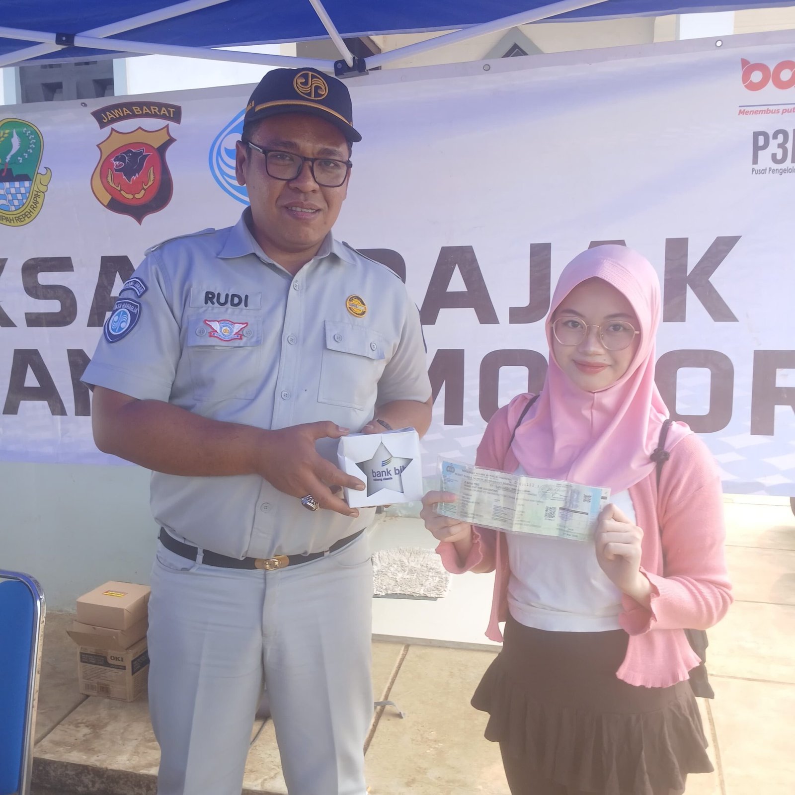 Apresiasi Wajib Pajak Taat Dalam Operasi Gabungan di Kecamatan Cijeungjing Kabupaten Ciamis