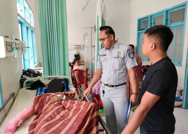 Percepat Proses Penjaminan, Jasa Raharja Bengkulu Survei TKP dan Kunjungi Korban Kecelakaan Lalu Lintas di Arga Makmur
