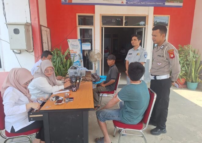 Samsat Gokatan di Kecamatan Paloh, Jasa Raharja Singkawang Hadir Dekatkan Pelayanan ke Masyarakat