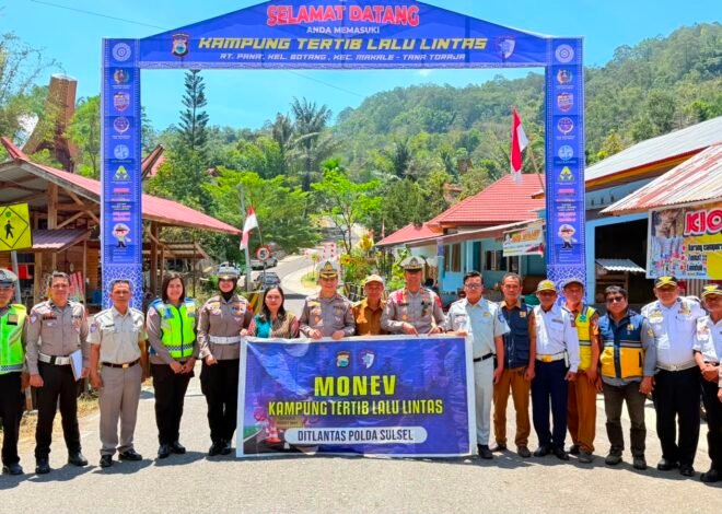 Jasa Raharja Palopo Dorong Terwujudnya Kampung Tertib Berlalu Lintas sebagai Upaya Meningkatkan Keselamatan Masyarakat