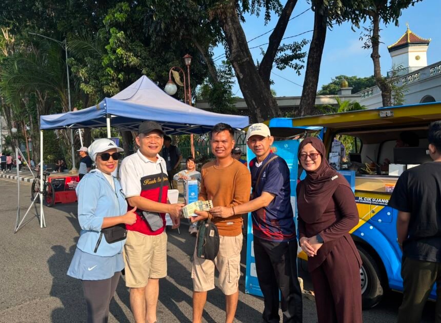 PT Jasa Raharja Bersama Tim Pembina Samsat Provinsi Sumsel Dukung Kegiatan Car Free Day di Kota Palembang