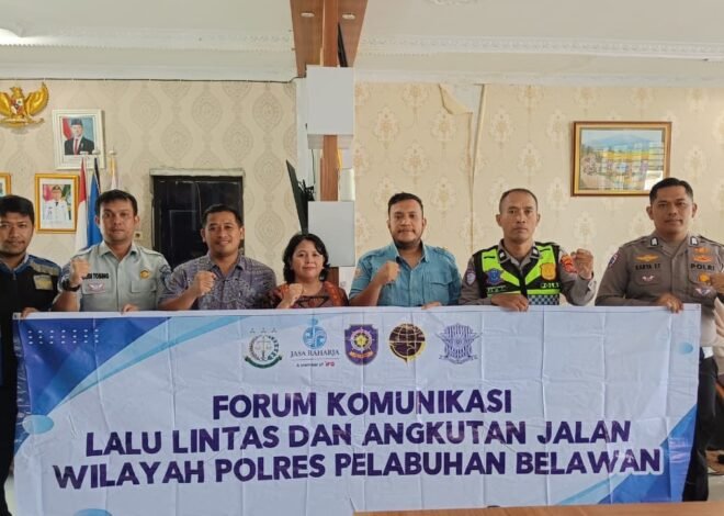 FKLLAJ Polres Pelabuhan Belawan Bahas Titik Rawan Kecelakaan untuk Perkuat Keselamatan Lalu Lintas
