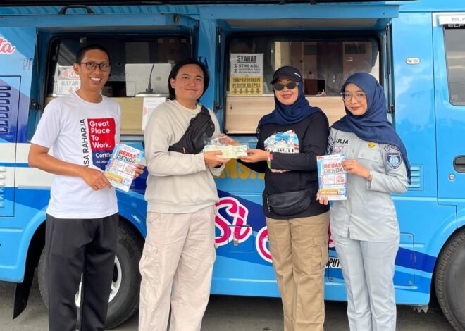 Jasa Raharja Perkuat Pelayanan Pajak Kendaraan melalui Samsat On Sunday Morning di Stadion Maguwoharjo