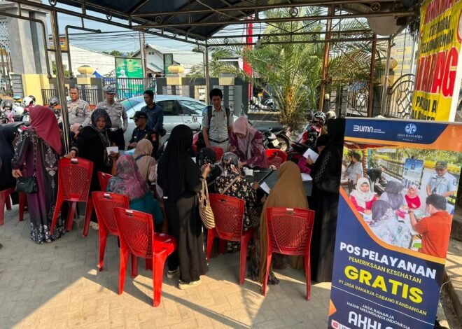 Hadir di Pengajian Masjid Al Amanah, Jasa Raharja Gelar Layanan Kesehatan Gratis Lewat Program MUKL