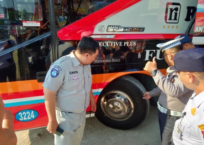 Jasa Raharja Bersama Tim Pembina Samsat Pati Gelar Rampcheck Angkutan Umum, Perkuat Pengawasan Keselamatan Transportasi