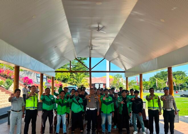 Jasa Raharja Cabang Mamuju Bersama Ditlantas Polda Sulbar Gelar Safety Riding & Safety Driving Bersama Pengemudi Ojol dan Opang