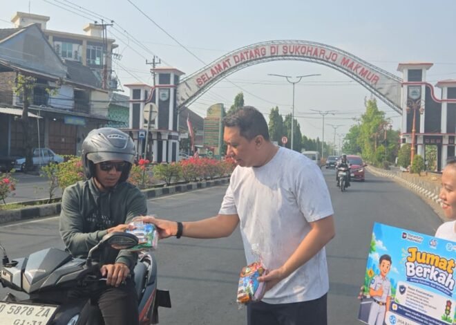 Jasa Raharja Cabang Sukoharjo Gelar Jumat Berkah, Perkuat Edukasi Keselamatan Berlalu Lintas