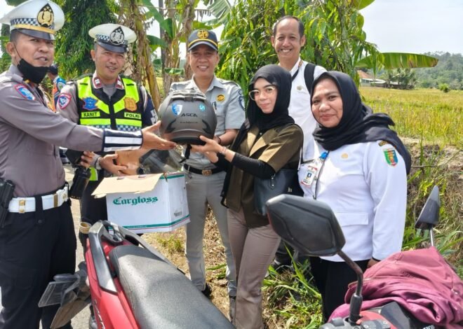 Dorong Tertib Berlalu Lintas, Jasa Raharja Bersama Mitra Gelar Operasi Gabungan di Tanggamus