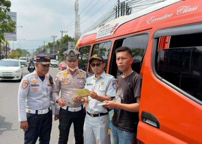 Operasi Gabungan, Jasa Raharja Sumbar Dorong Kepatuhan Pajak dan Keselamatan Berlalu Lintas