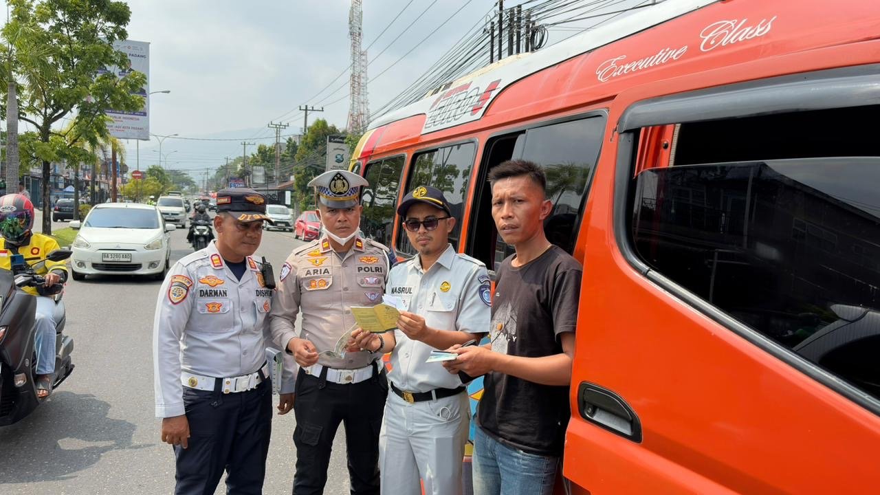 Operasi Gabungan, Jasa Raharja Sumbar Dorong Kepatuhan Pajak dan Keselamatan Berlalu Lintas