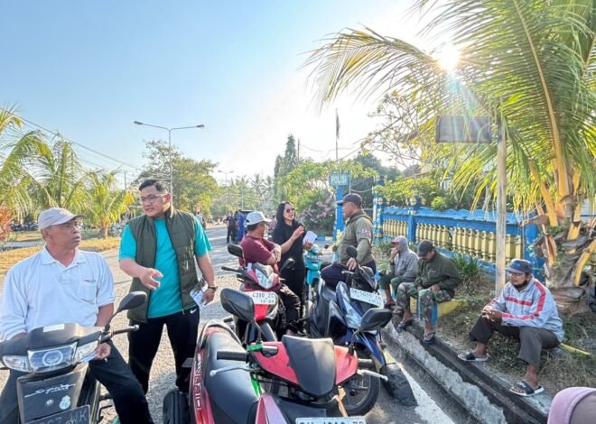 Turun ke Lapangan, UPT Samsat Jembrana Sosialisasi Pemutihan Pajak Menyapa Pedagang hingga Nelayan